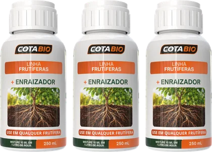 Kit com 3 frascos de + Enraizador